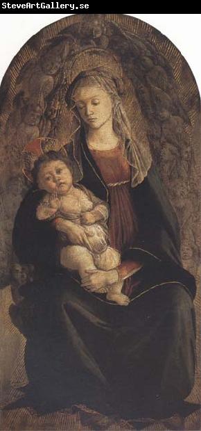 Sandro Botticelli Madonna and Child in Glory with Cherubim